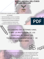 La Convención Internacional Sobre La Protección de Los Derechos de Todos Los Trabajadores Migratorios y de Sus Familiares