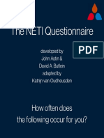 NETI Questionnnaire by Astin and Butlein