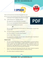 CBSE Class 10 English Reported Speech