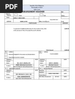 Disbursement Voucher: Isabel, Leyte