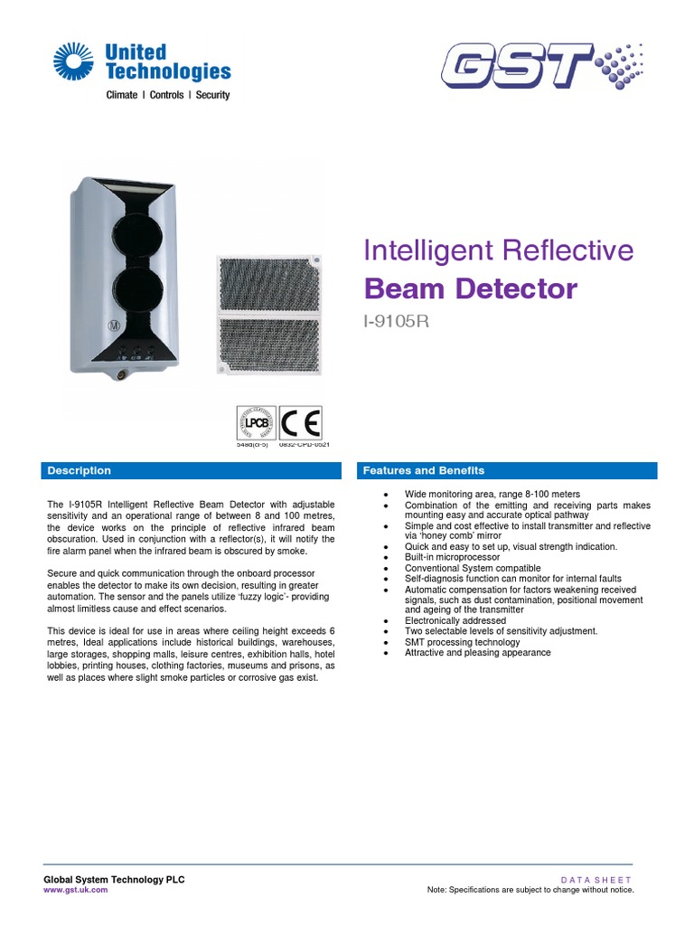 Intelligent Beam Detector I-9105R | PDF