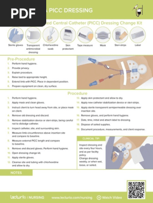 picc line dressing change documentation example PICC Line Dressing Change Instructions | PDF | Home & Garden