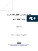 Advanced Course in Meditation