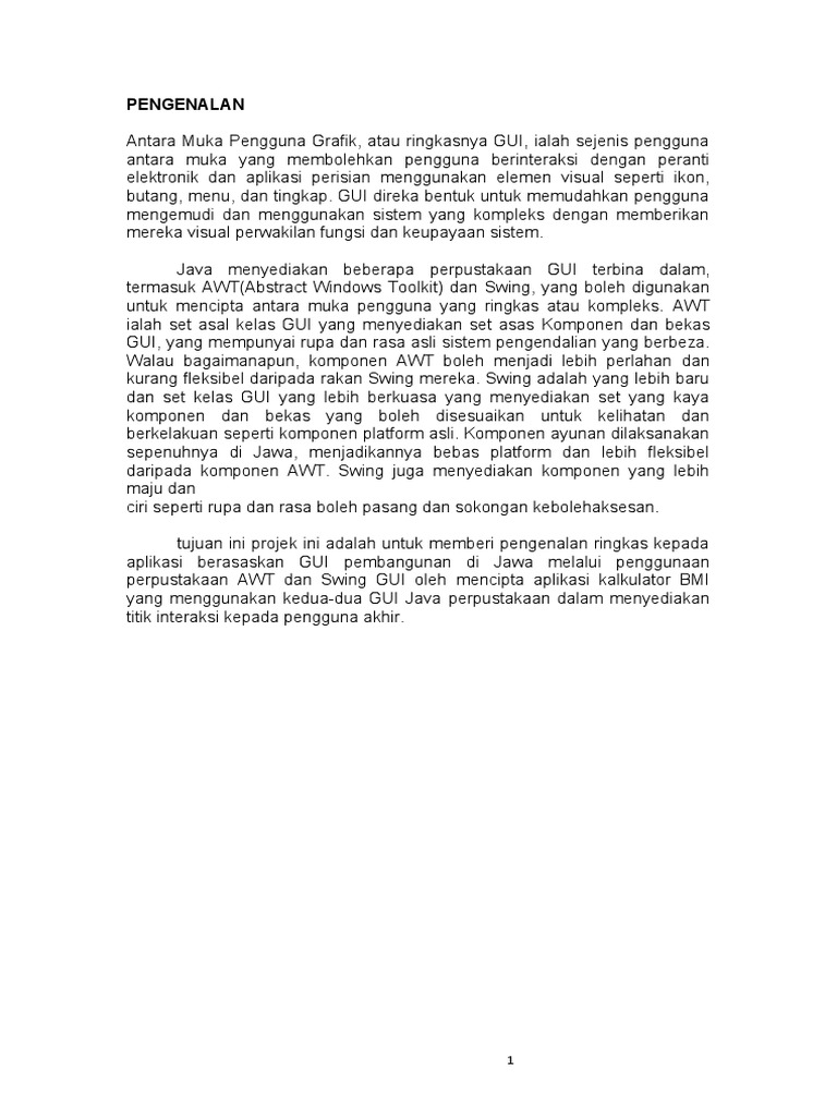 Kod Aturcara Javascript BMICalculator | PDF