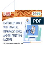 4 - Patient Experience With Hospital Pharmacy Service and The Effecting Factors - Prof Hardi Darmawan