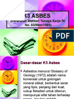 K3 Asbes - K3 Pestisida
