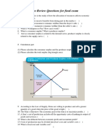 Micro Review Questions For Final Exam - NovSemester2022 - 2023