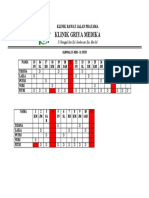 Jadwal Klinik Mei - Juni 2023