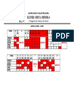 Jadwal Klinik APRIL - MEI 2023