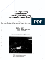 Vol 1. Planning Design of Dams - ASCE Civil Engineering Guidelines For Plannng and Designing Hydroelectric Developments