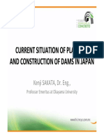 Current Situation of Planning and Construction of Dams in Japan