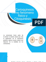 Carioquinesis y Citoquinesis