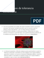 Mecanismos de Tolerancia Inmunitaria