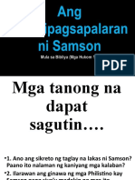 Ang Pakikipagsapalaran Ni Samson