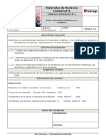 TD 1 - Clasificaciòn de Materiales No Metàlicos