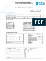 Informe Socioeconomico y Visita Domiciliaria PDF
