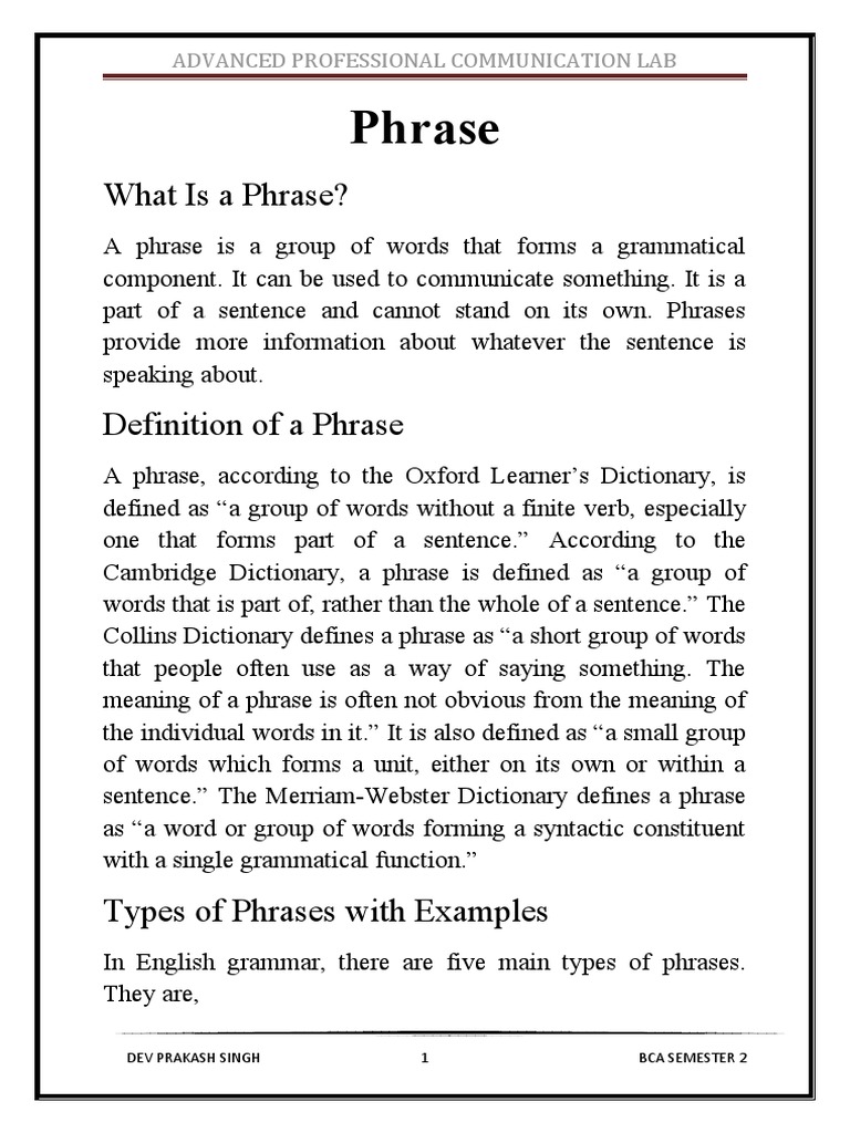 Phrase | PDF