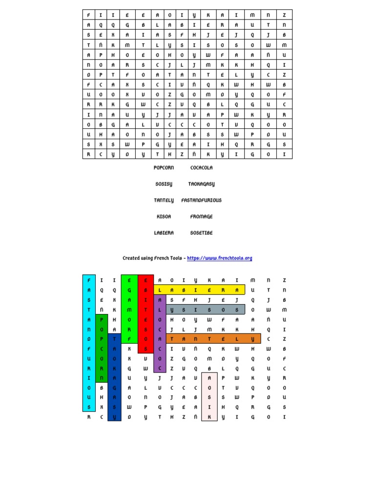 Word search creator pdf