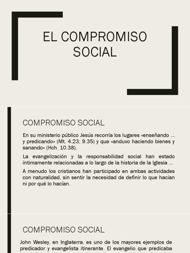 Compromiso Social en la Fe Cristiana | PDF | Iglesia Católica ...