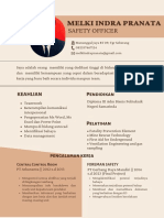 Melki Indra Pranata: Safety Officer