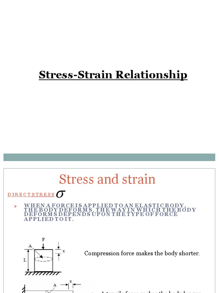 Hooke's Law PDF Deformation (Engineering) Elasticity (Physics)