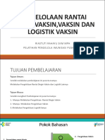 Pengelolaan Rantai Dingin Vaksin Dan Pengelolaan Vaksin Riastuti