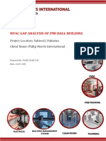 Hvac Gap Analysis of Pmi Hall Building