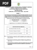 JNTUK M.Tech Project Viva-Voce Notification June 2022 (Phase-1)