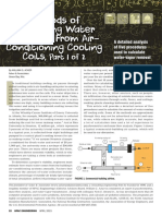 Methods of Calculating Water Recovery From Air Conditioning Cooling Coils
