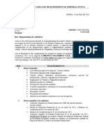 Carta de Requerimientos de Informacion - Cementos Pascasmayo