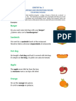 CONTENT No. 3 Countable and Uncountable Nouns