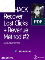 SEO Hack - Recover Lost Clicks & Revenue