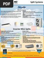 Split Systems Sell Sheet SSRAS 01-07 - Daikin