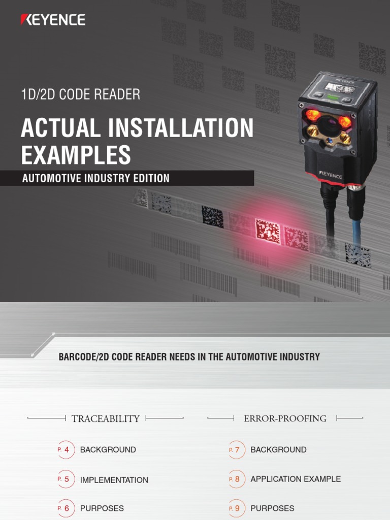 Keyence Barcode Solutions for Automotive | PDF | Computers | Technology ...