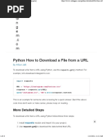 Python Download File From URL (With 3 Examples)