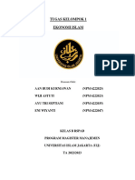 Tugas Kelompok 1 Ekonomi Islam