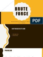 Brute Force Technique