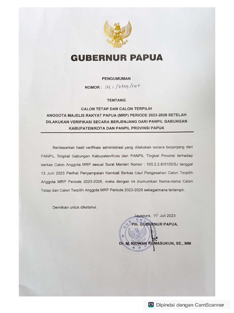 Dukungan DAP untuk Audit Keuangan MRP Papua Barat