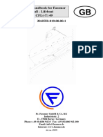 Fassmer Freefall - Lifeboat Type CFL (-T) 49 Manual