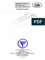 Fassmer Freefall Lifeboats Type GAR (-T) 6.0 - 8.1 CFL (-T) 66 - 83 Manual