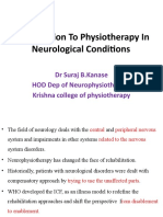Introduction of Physiotherapy For Neurological Conditions