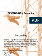 Descending (Rappeling)