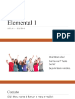 Elemental 1 - Aula 01