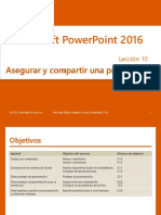 Power Point 2016 Lesson 10
