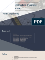 R02 - Basics of Construction Planning and Management in Metro Engineering