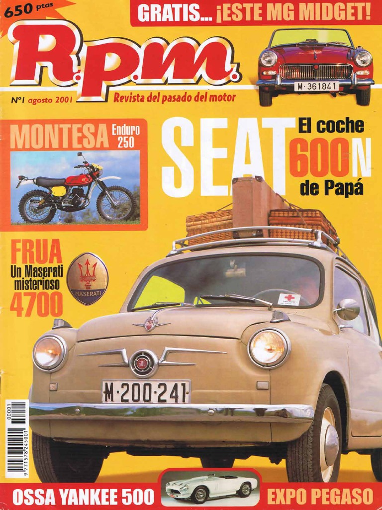 Revista RPM Número 01 | PDF | Vehículo de motor | Vehículos
