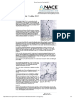 Stress Corrosion Cracking (SCC)