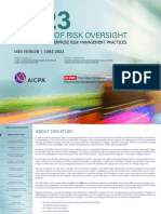 The 2023 State of Risk Oversight
