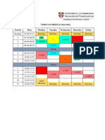 Schedule Term 4 2022-2023