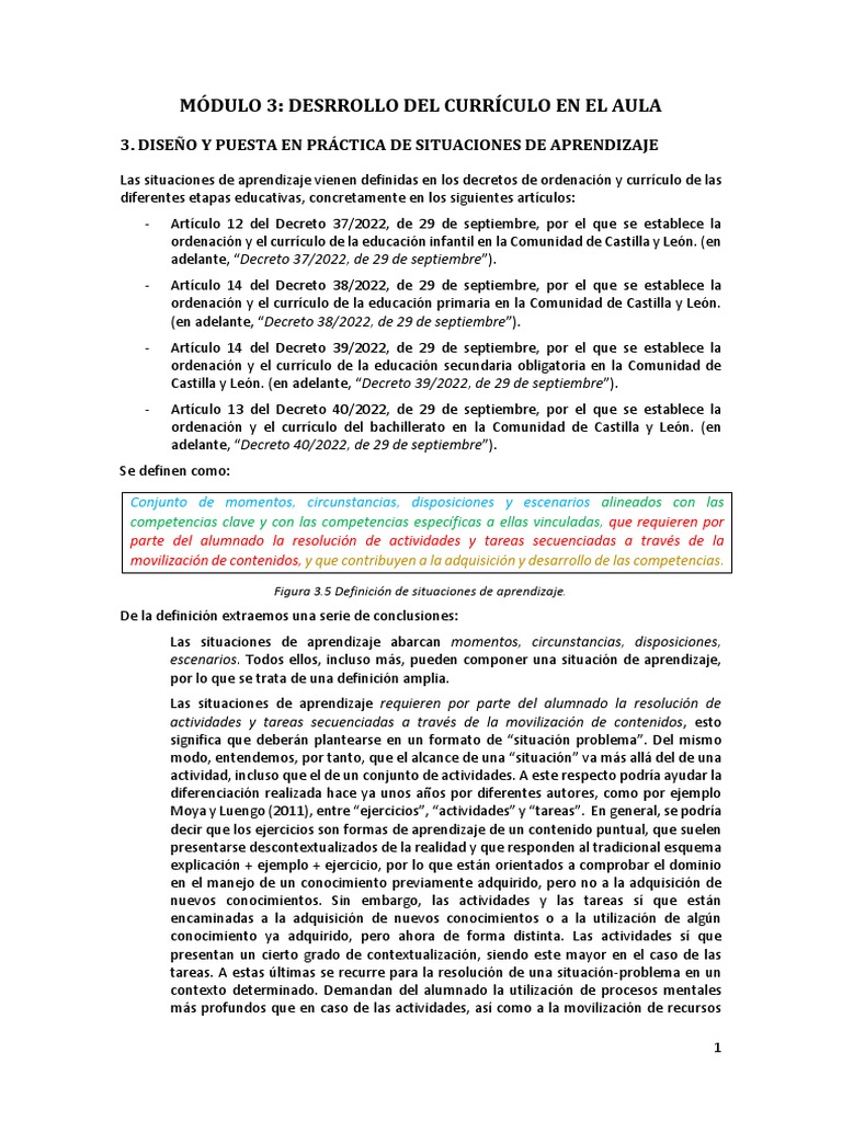 Situaciones de Aprendizaje LOMLOE | PDF | Evaluación | Plan de estudios